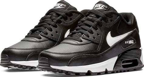 nike air max 90 zwart wit leather 38 5|nike air max shoes.